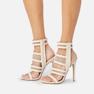 JUST FAB LONNE DRESSY HEELED SANDAL
